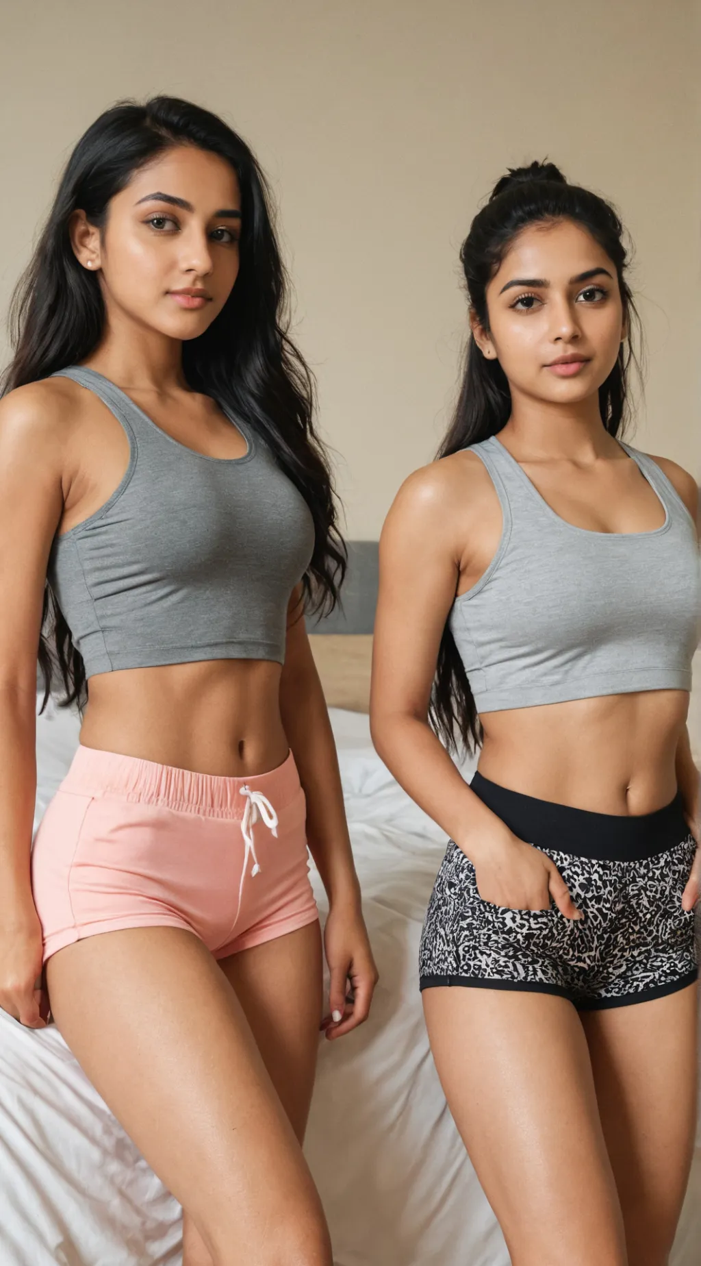ai character: Ritu and Rashmi background