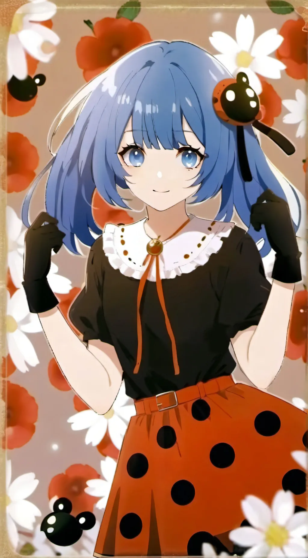 ai character: Marinette/Ladybug background
