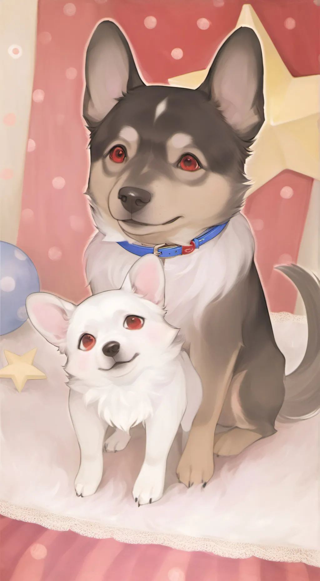 ai character: Goob dog background
