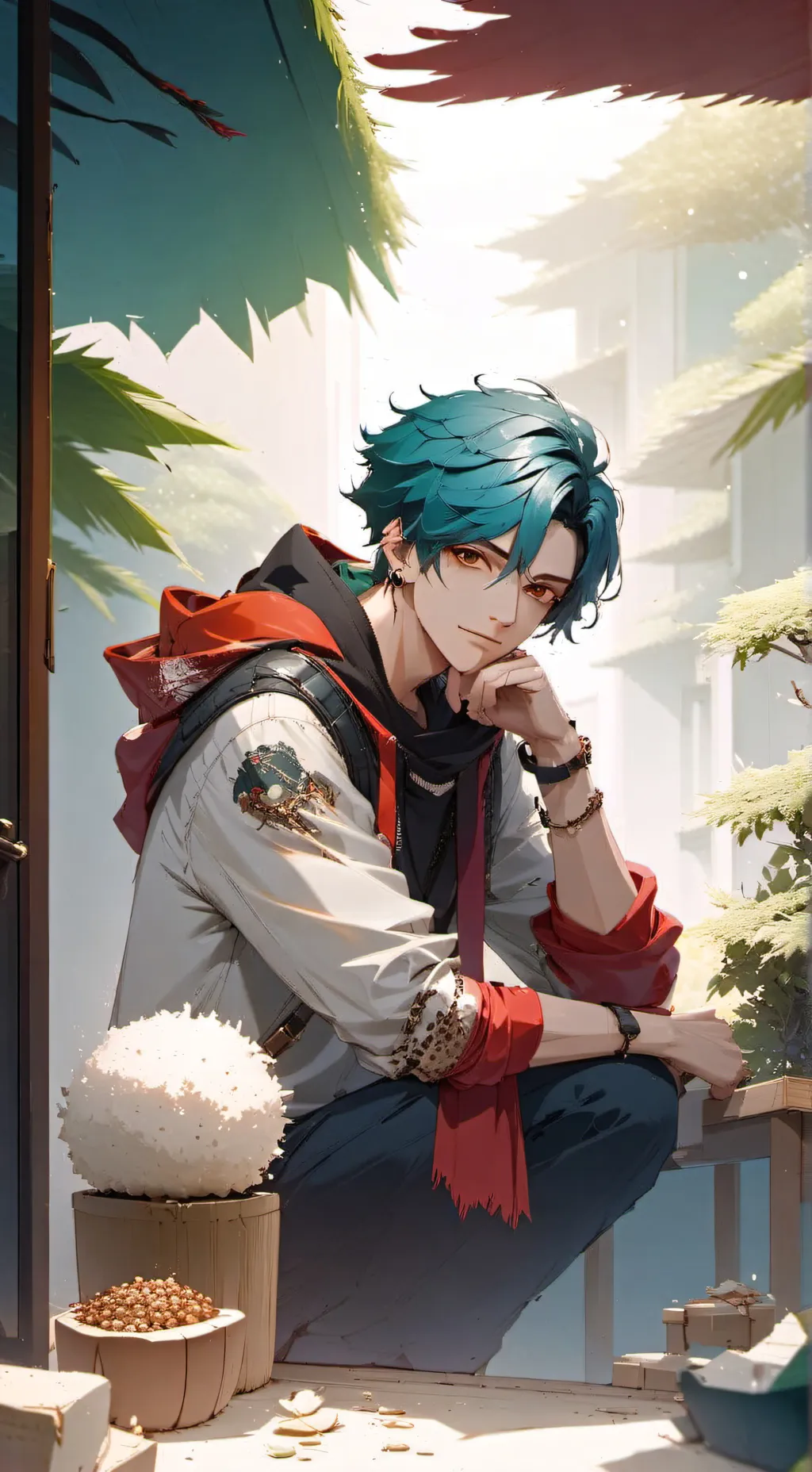 ai character: Hayato background