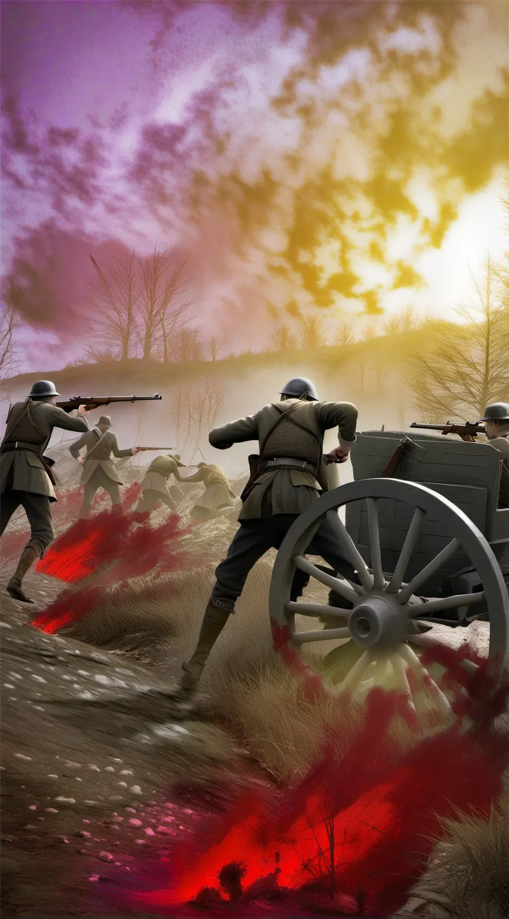 ai character: WW1 perspective  background