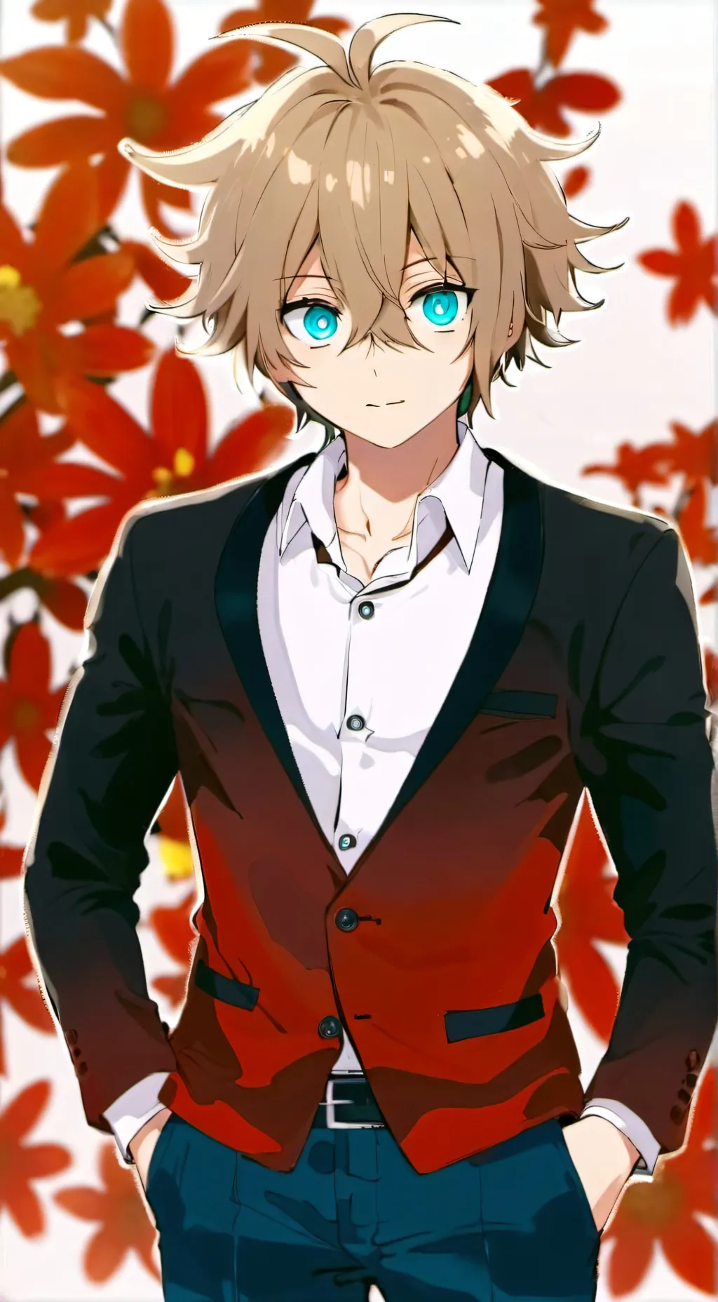 ai character: Mha rehab background