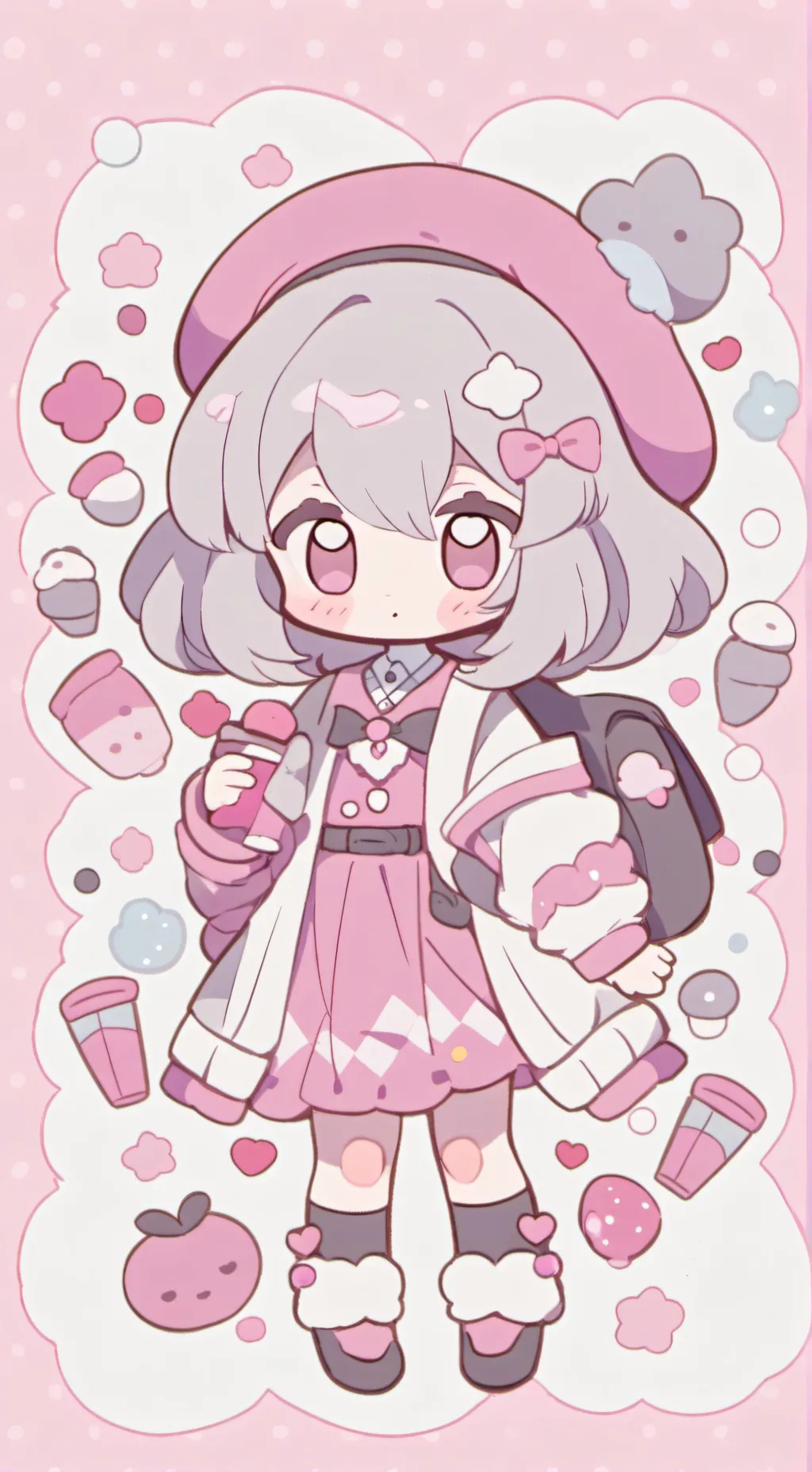 ai character: sea moon(request) background