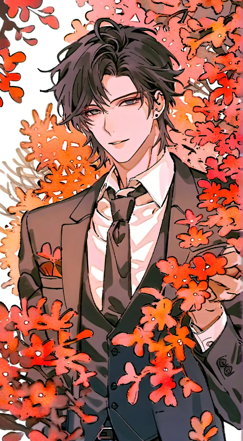 ai character: Axel  background
