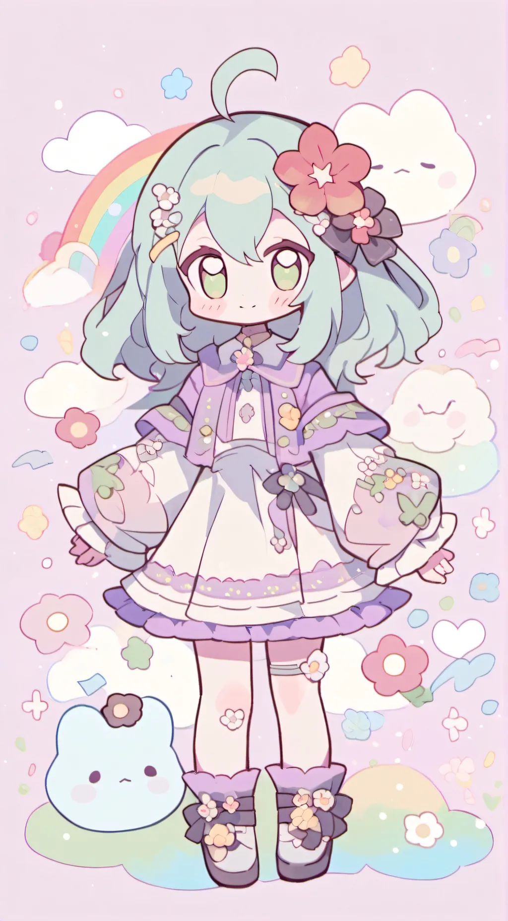 ai character: Crafty corn!!!  background