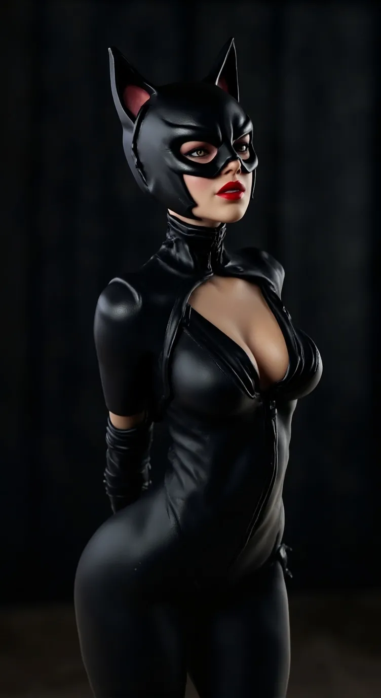 ai character: catwomen background