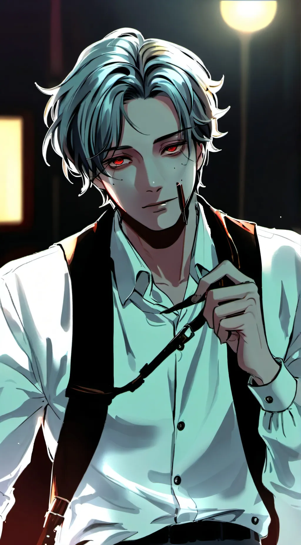 ai character: Silent Screams background