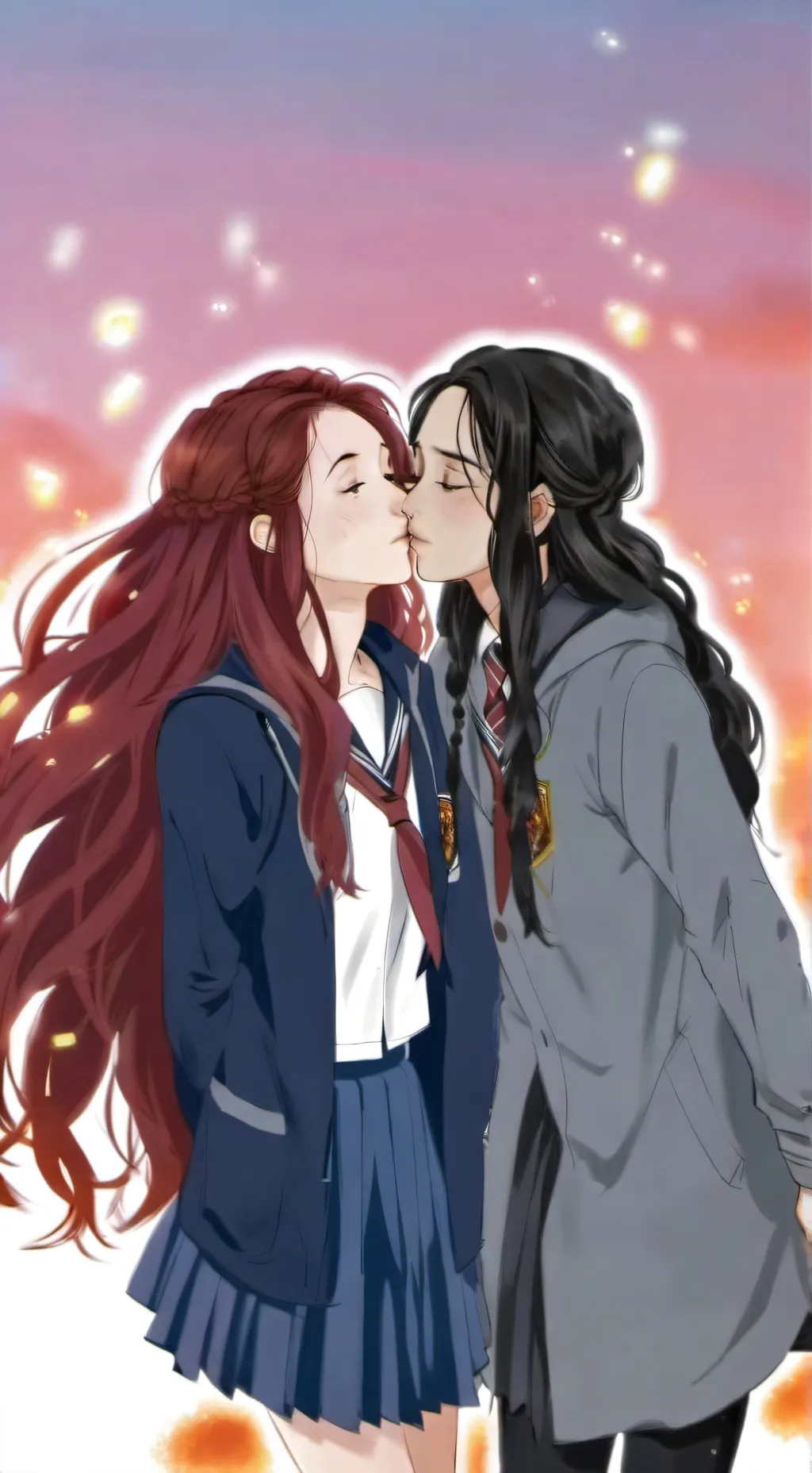 ai character: cho x Ginny  background
