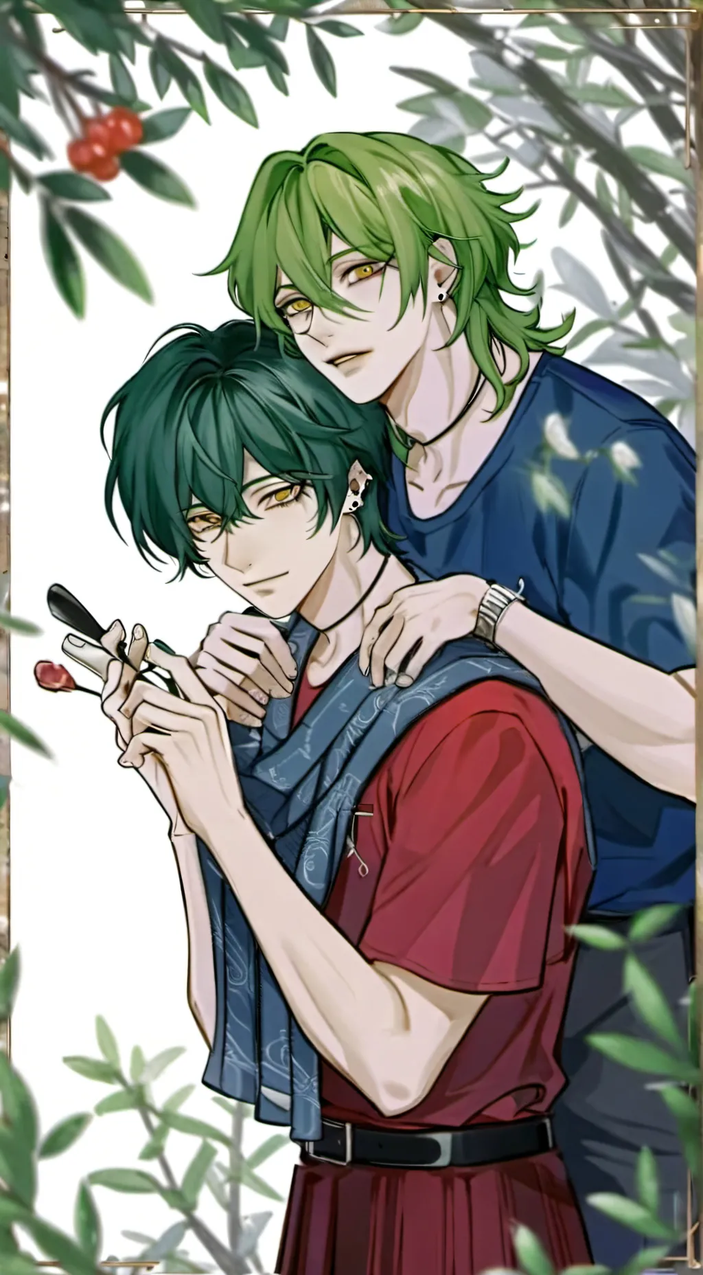 ai character: robin and bestboy background