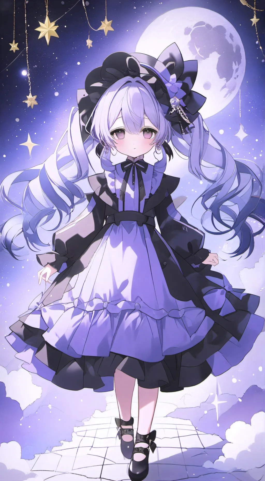 ai character: chocomeme with oc2 background
