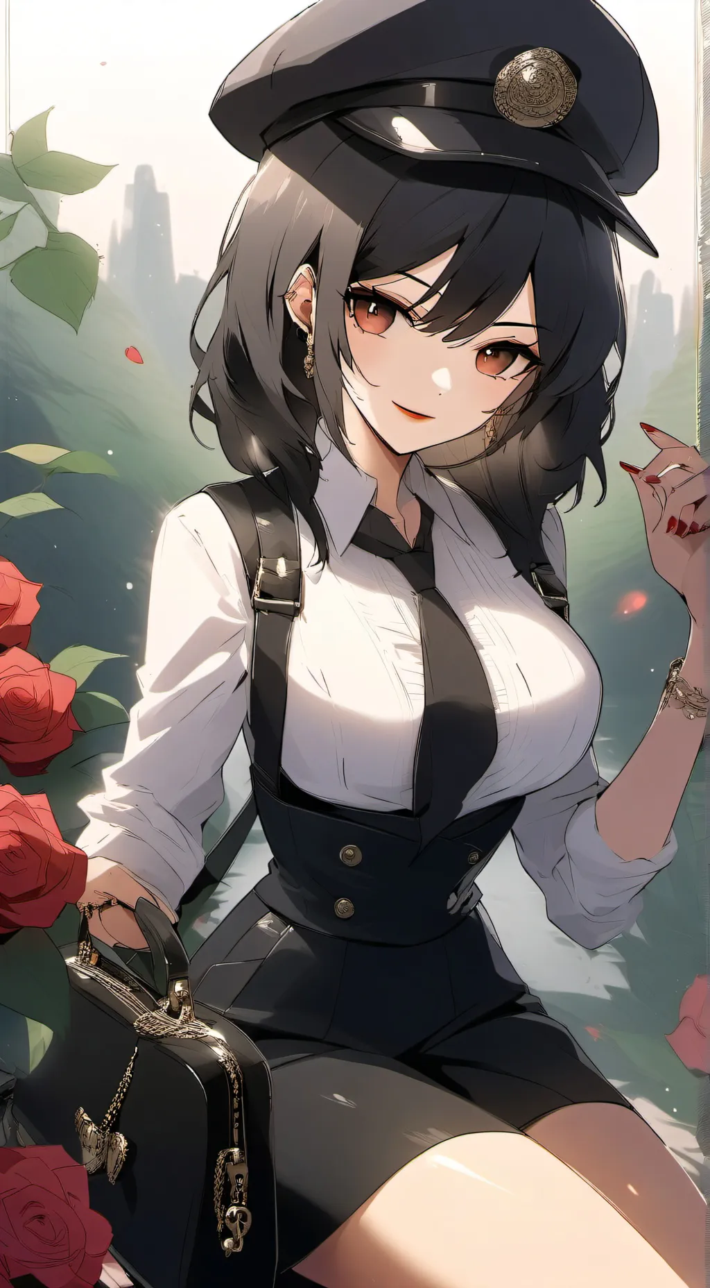 ai character: Monica background