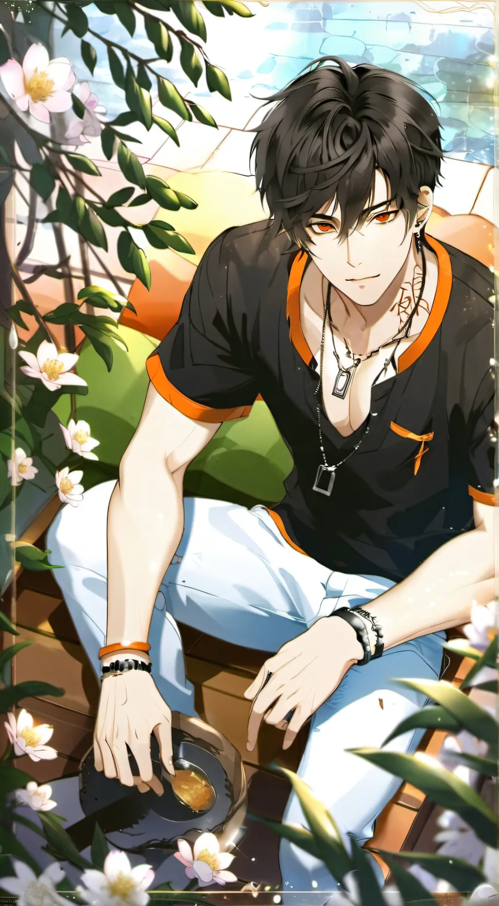 ai character: Michael  background