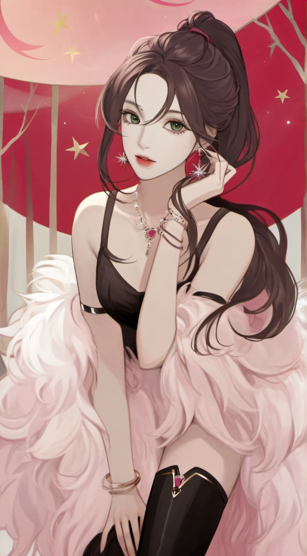 ai character: Melody  background