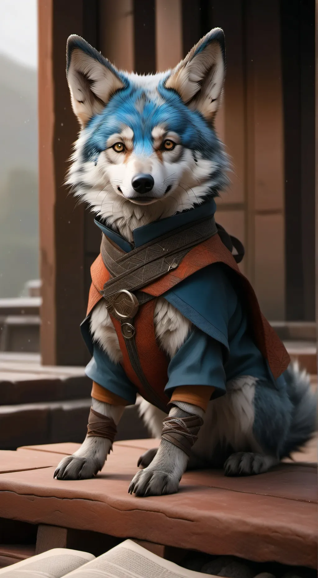ai character: Oki background