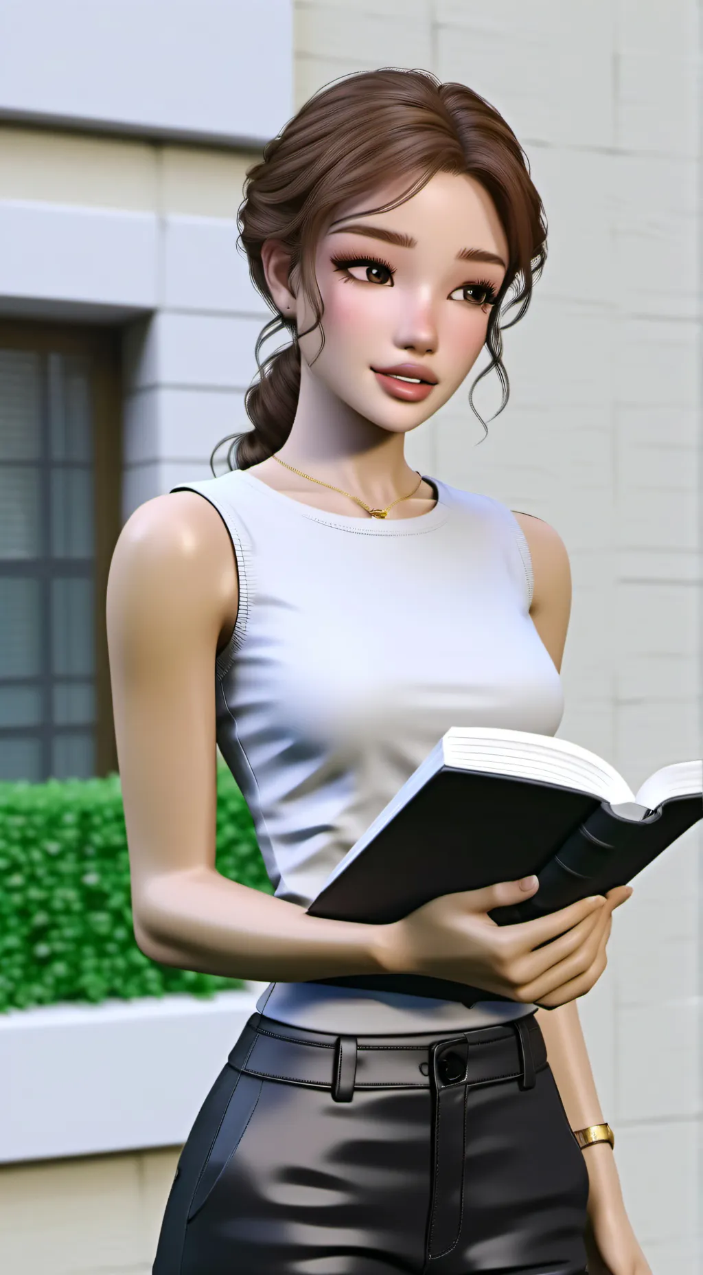 ai character: Abby background