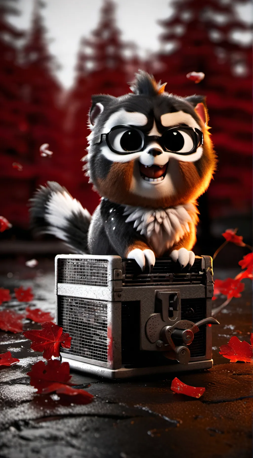 ai character: Feisty pets background