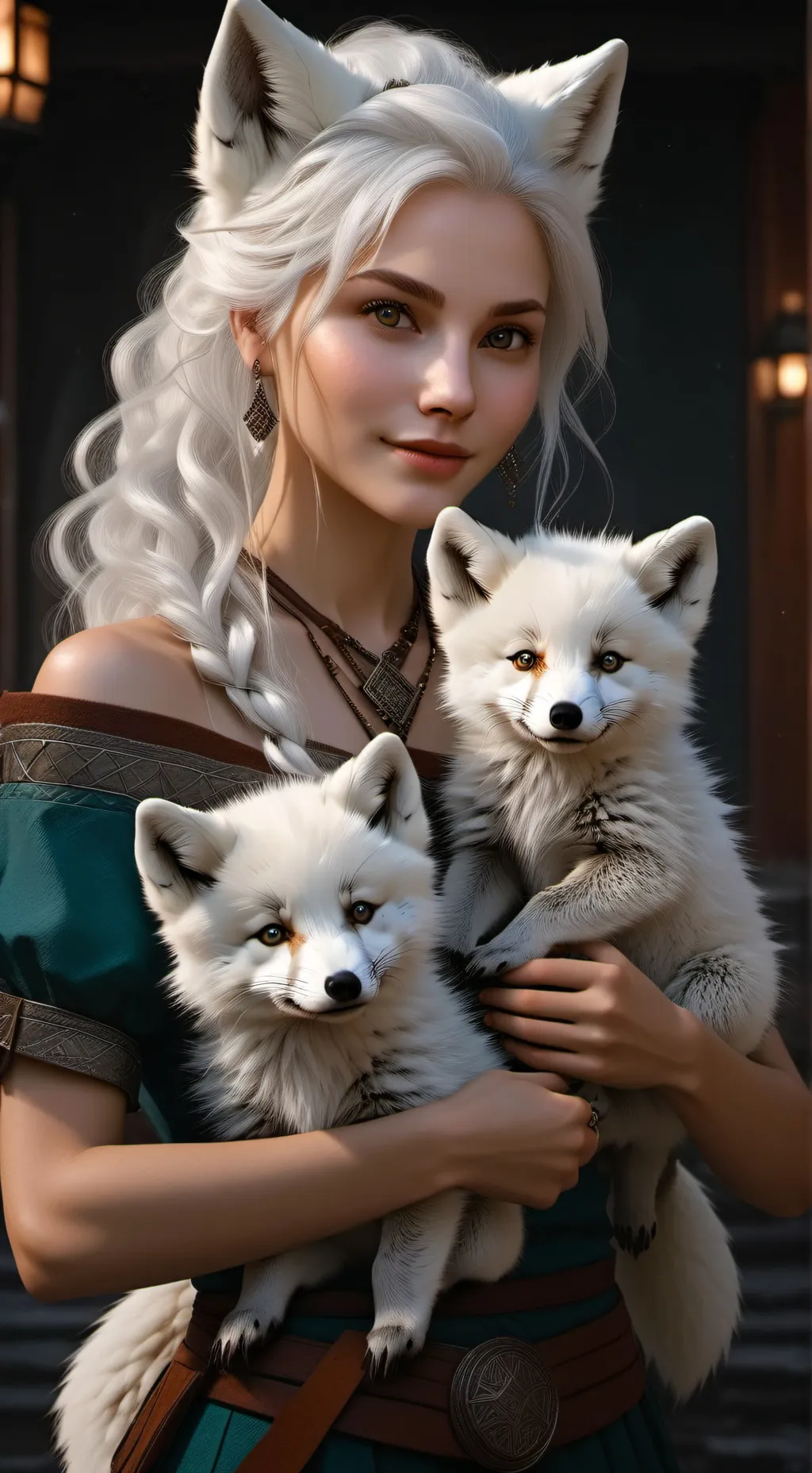 ai character: Fox mother background