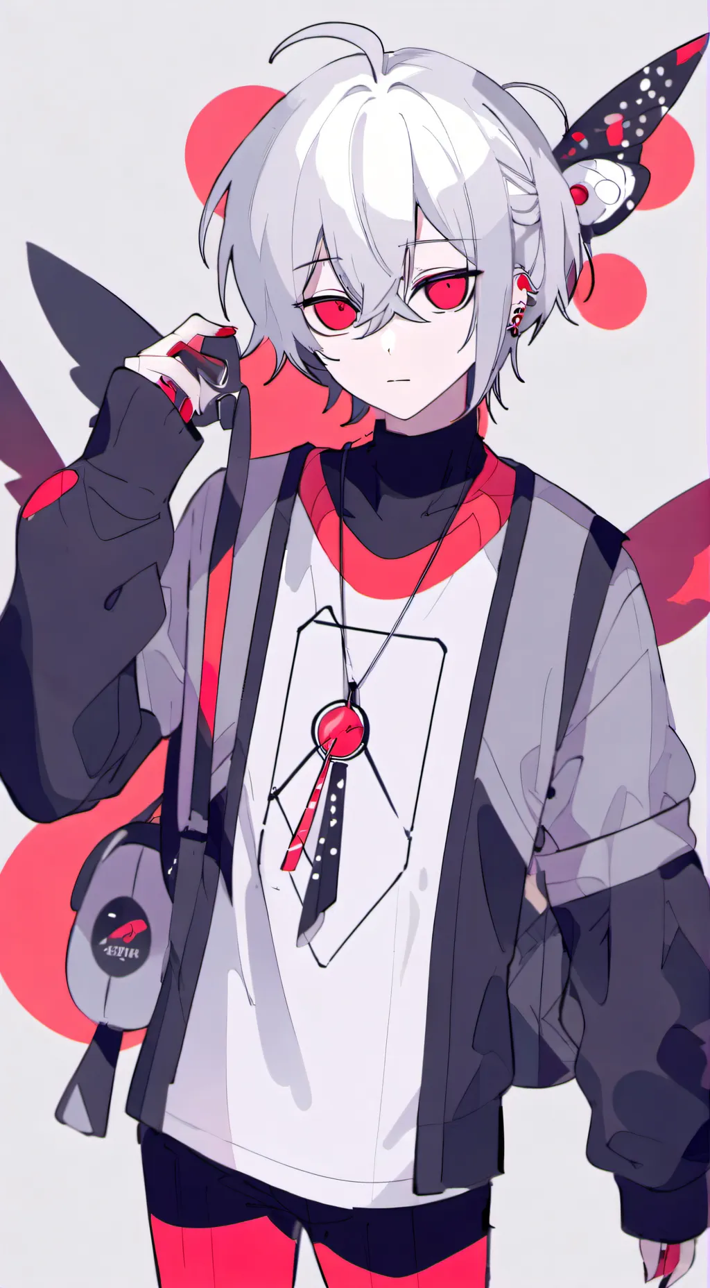 ai character: JJK pick me 👁👄👁  background