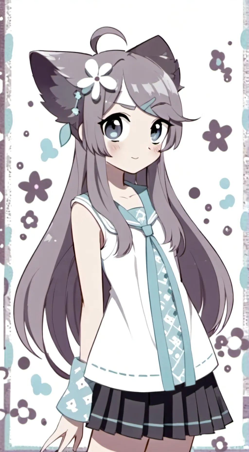 ai character: smokeXomenaso💐 background