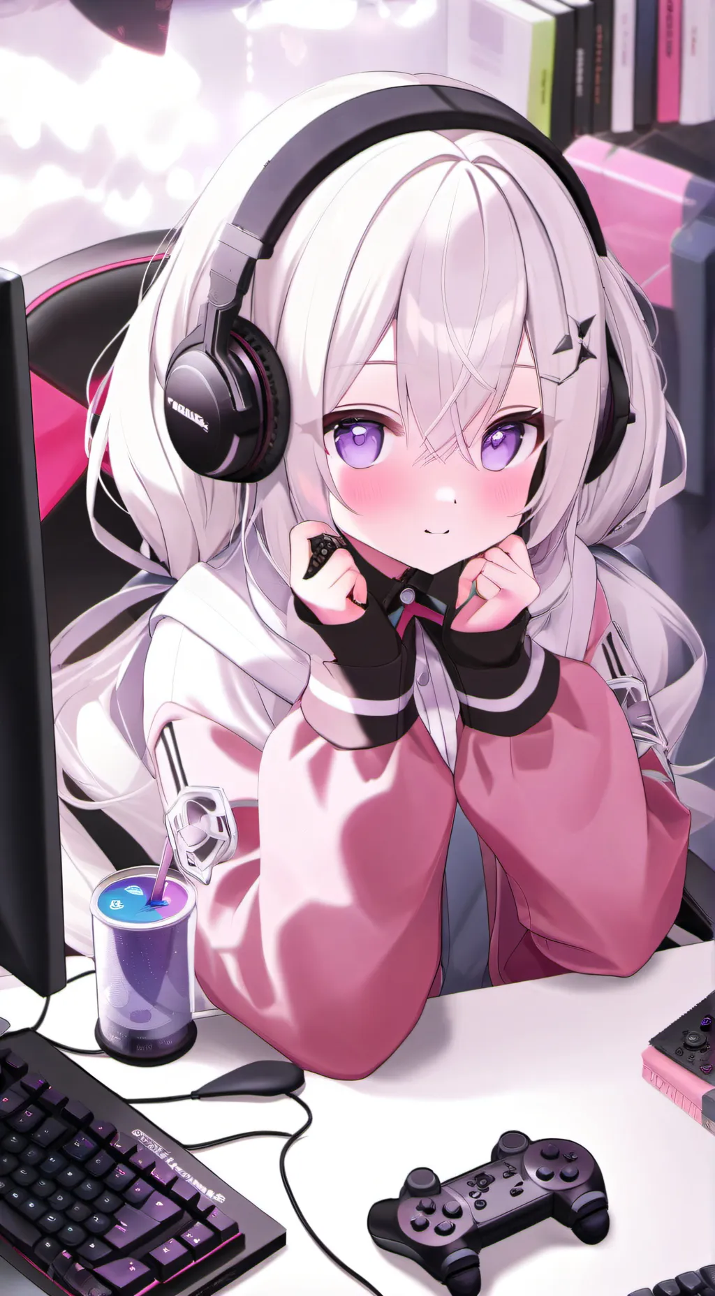 ai character: Nemu <3 background