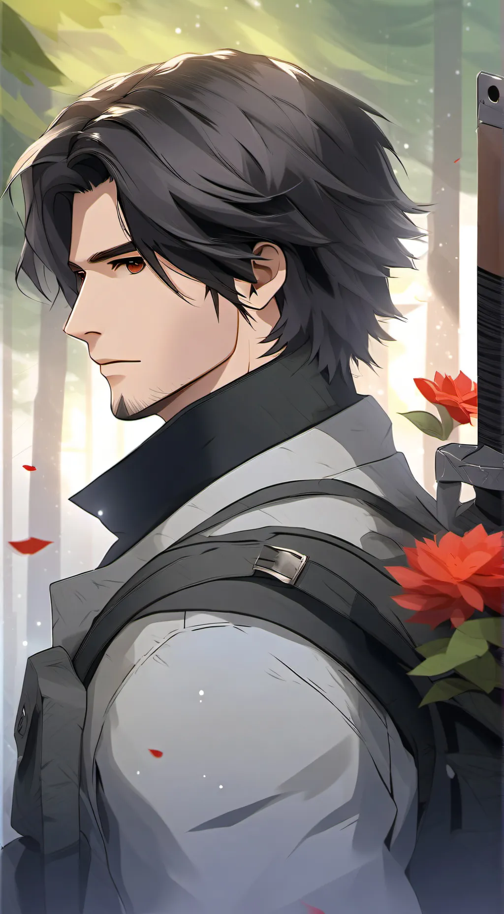ai character: fine background
