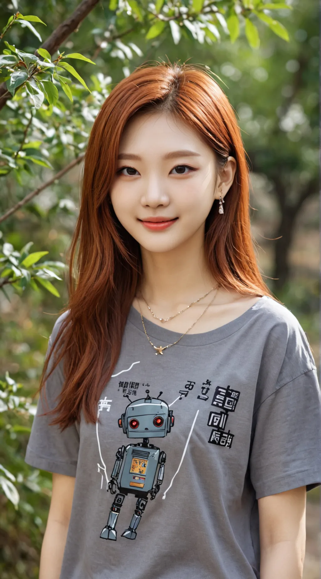 ai character: Lml Ningning background