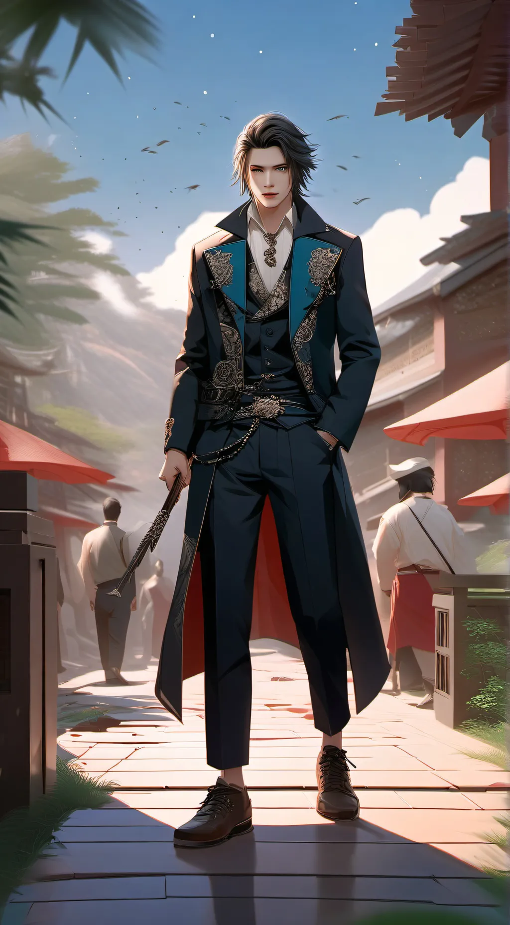 ai character: Izushi background