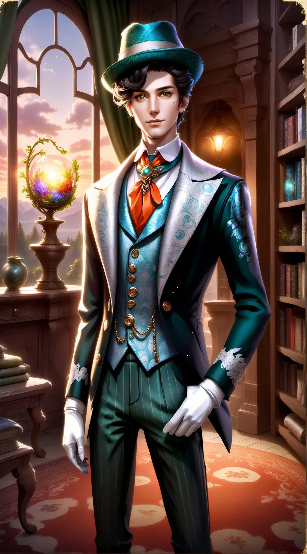 ai character: Max background