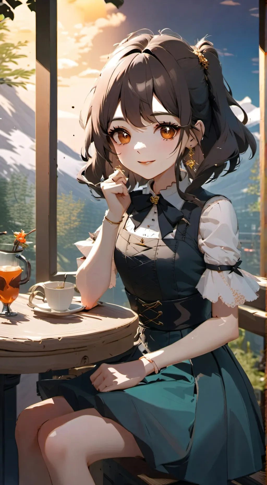 ai character: cherry  background