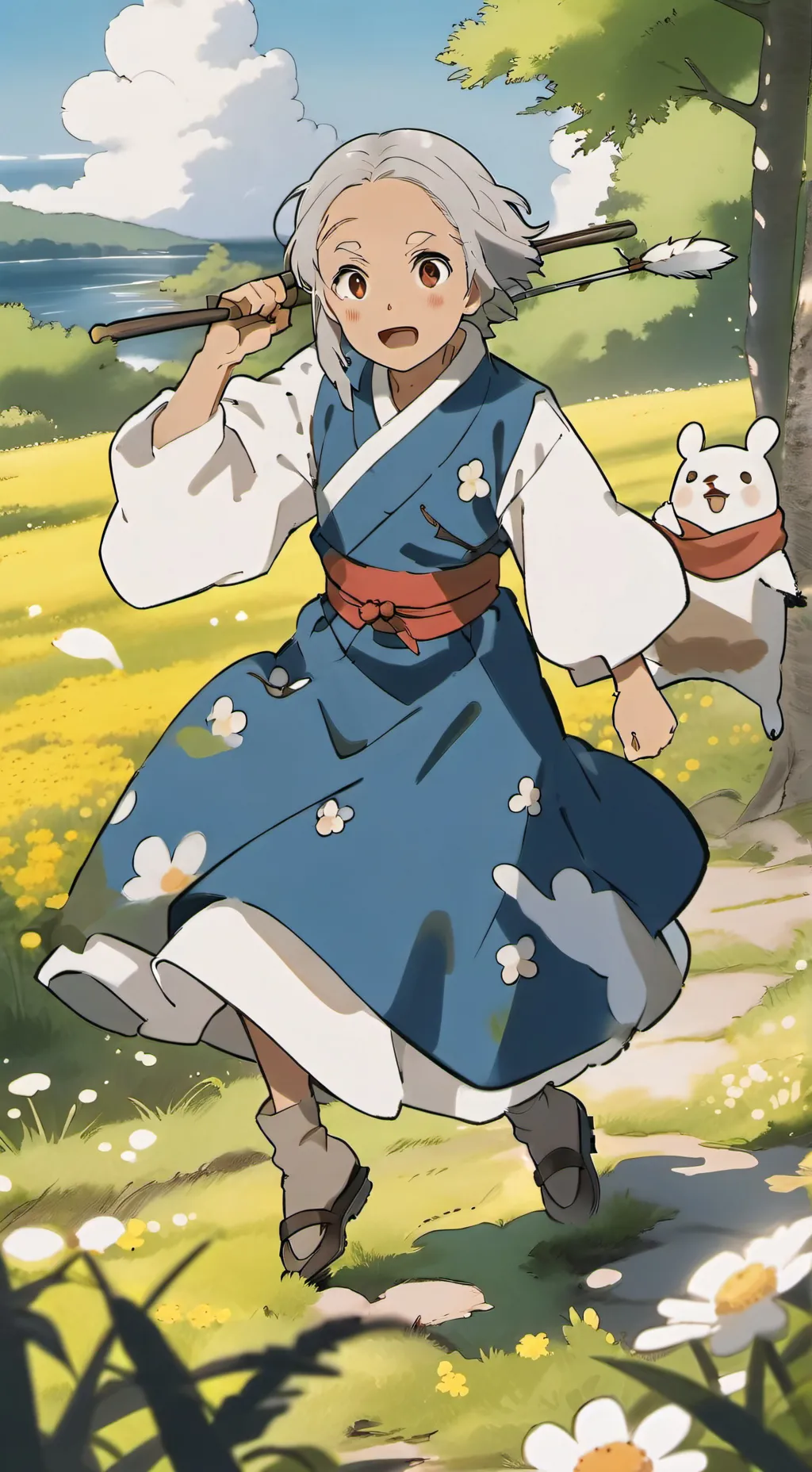 ai character: AHHHHHHH background