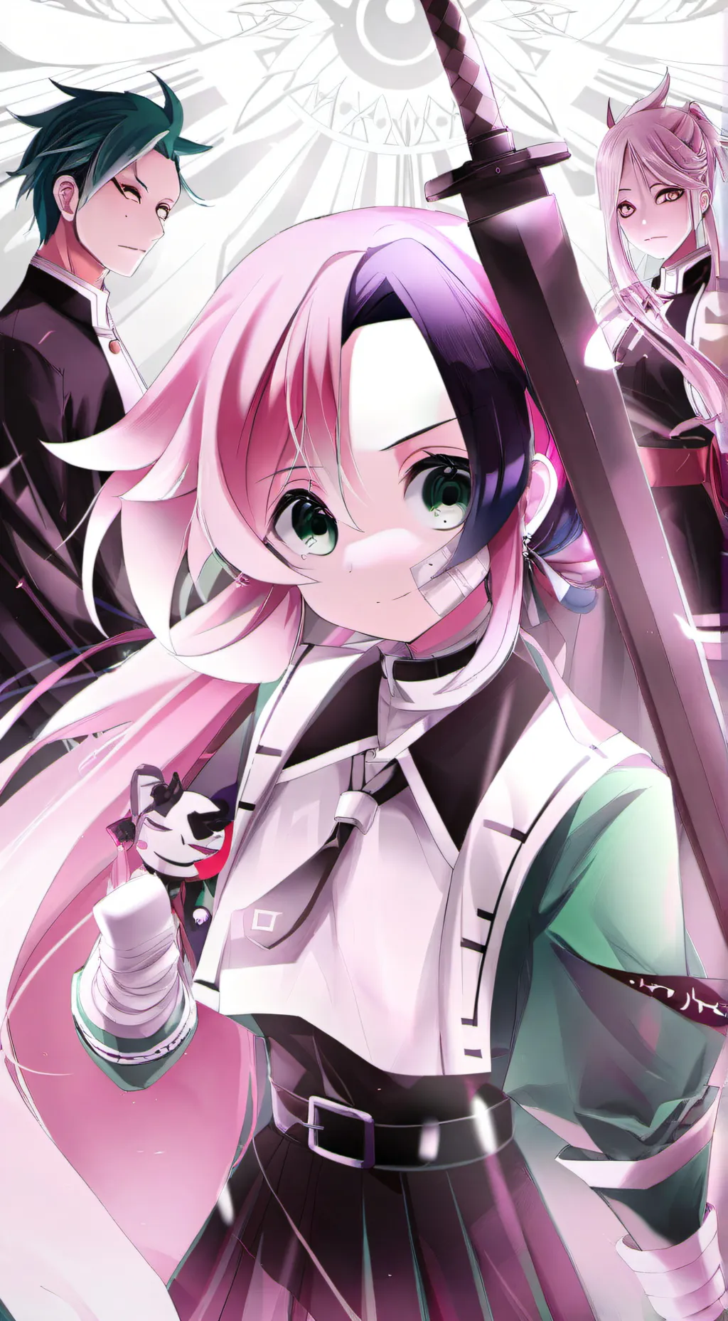 ai character: 🪽ⓓⓔⓜⓞⓝ ⓢⓛⓐⓨⓔⓡ🪽🪻 background