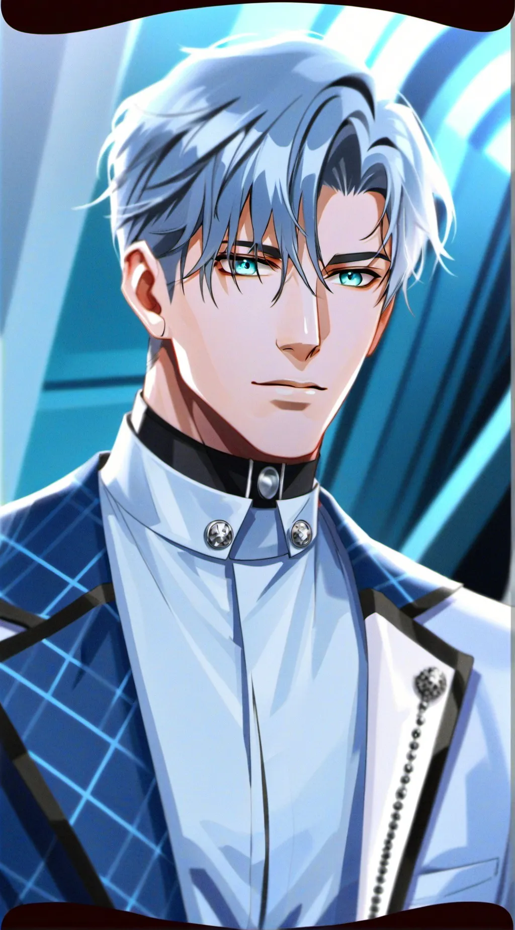 ai character: focus background