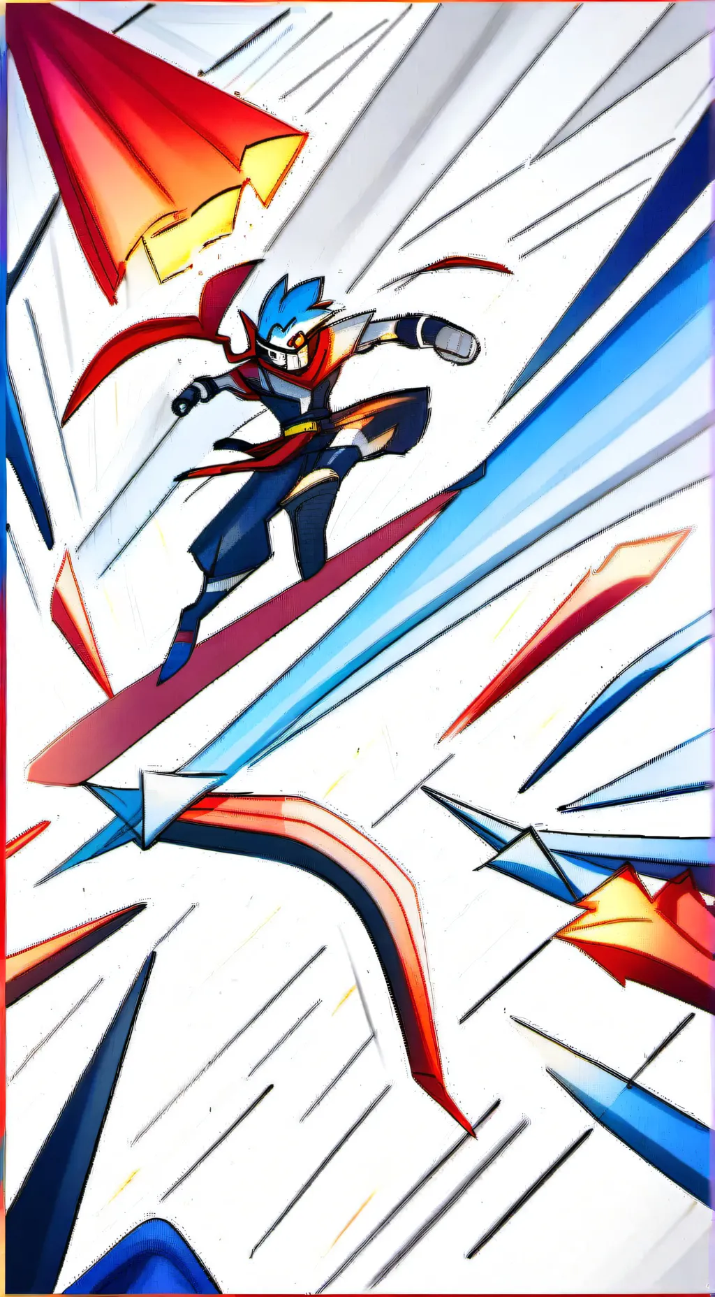 ai character: Nazo vs Shadic background