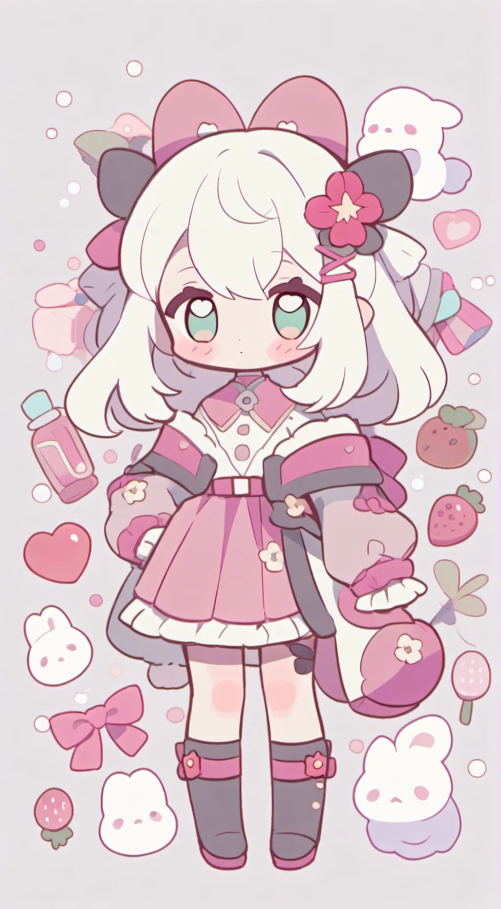 ai character: Vicky background