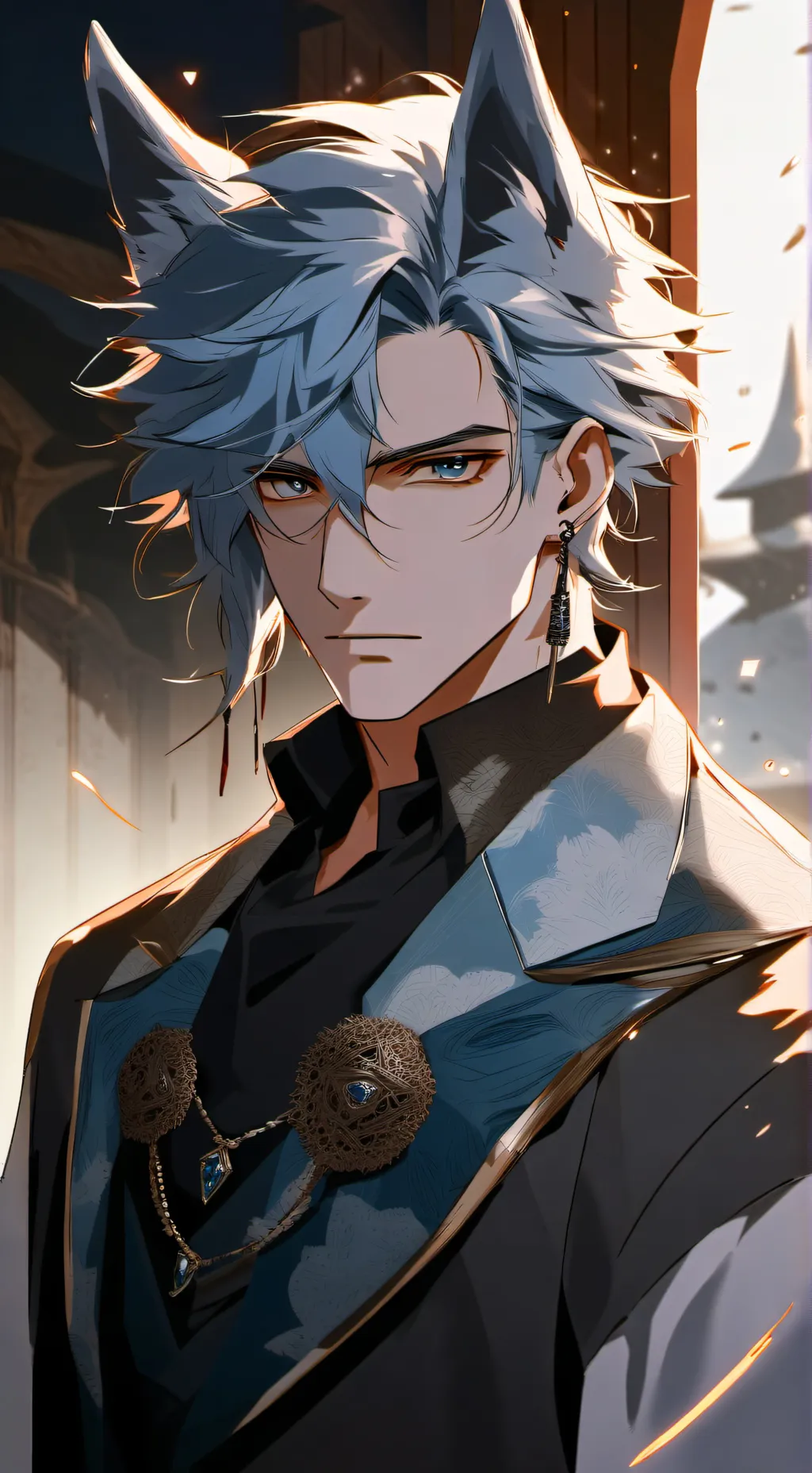 ai character: Azur background
