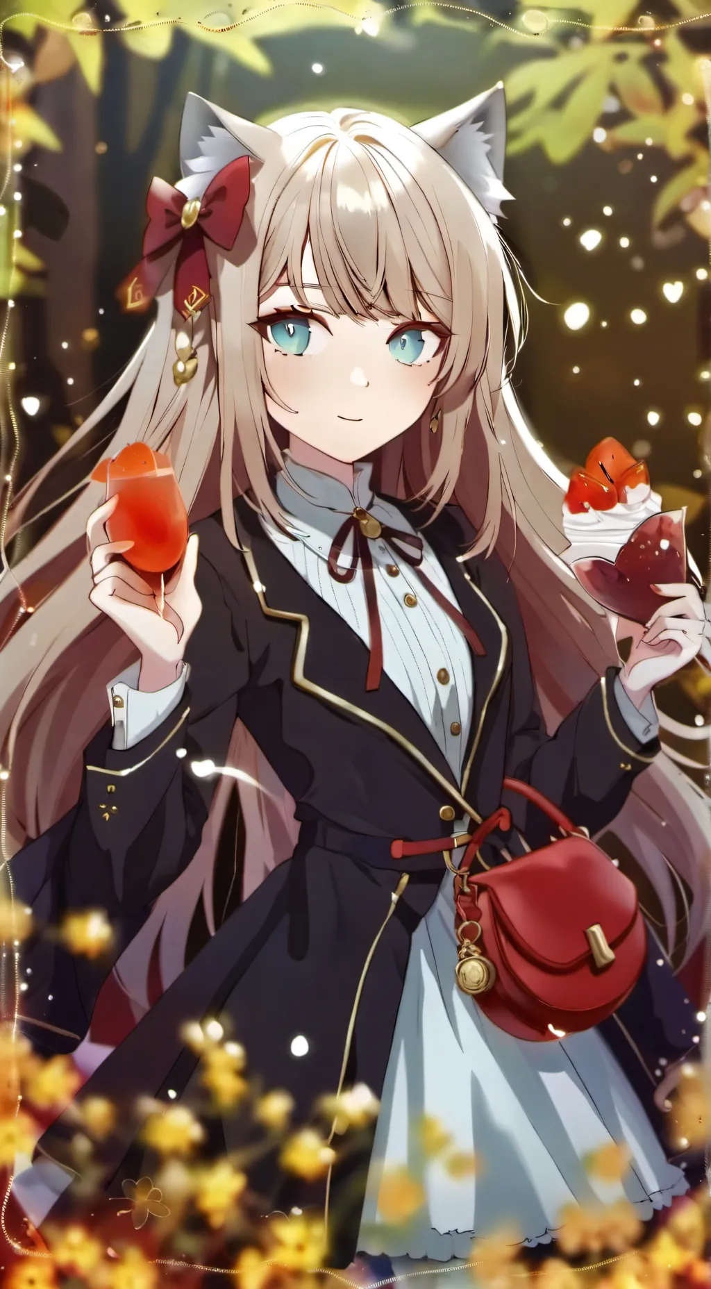 ai character: Cat girl ( sis ) background