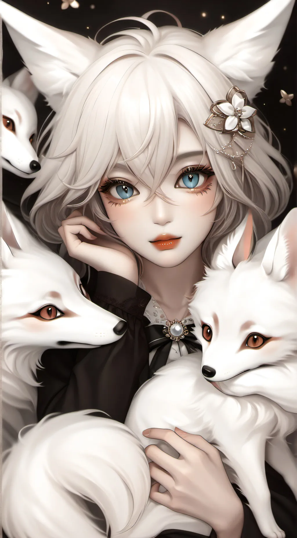 ai character: luna background