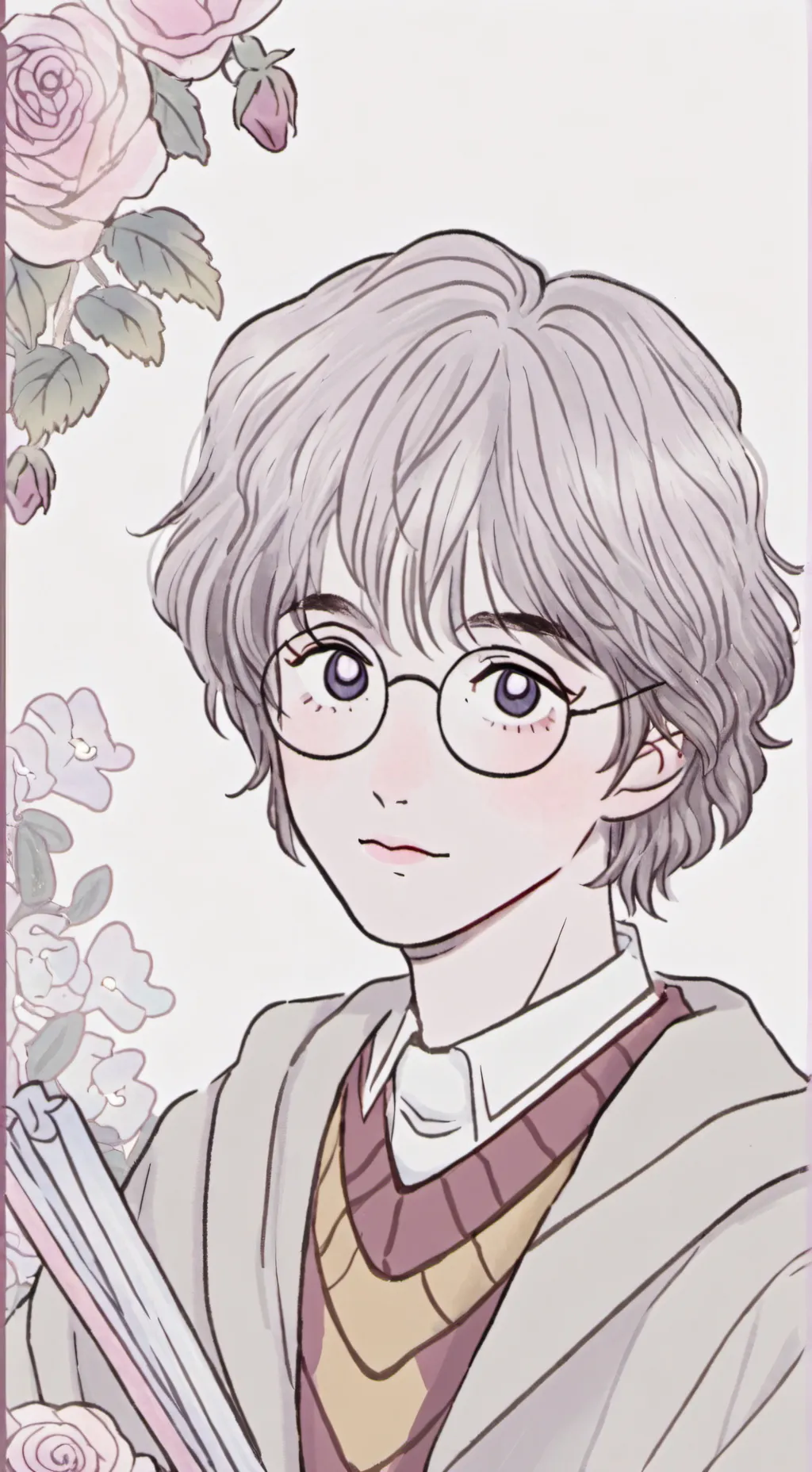 ai character: ~harry x draco~☆ background