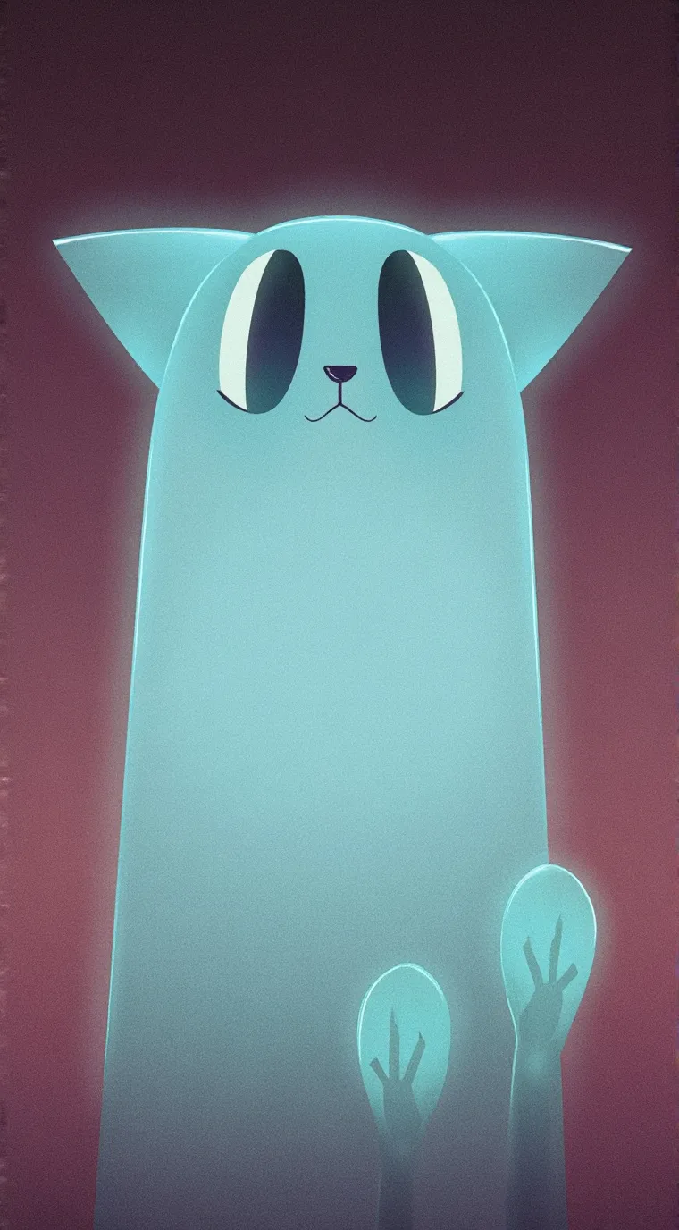 ai character: ghost background