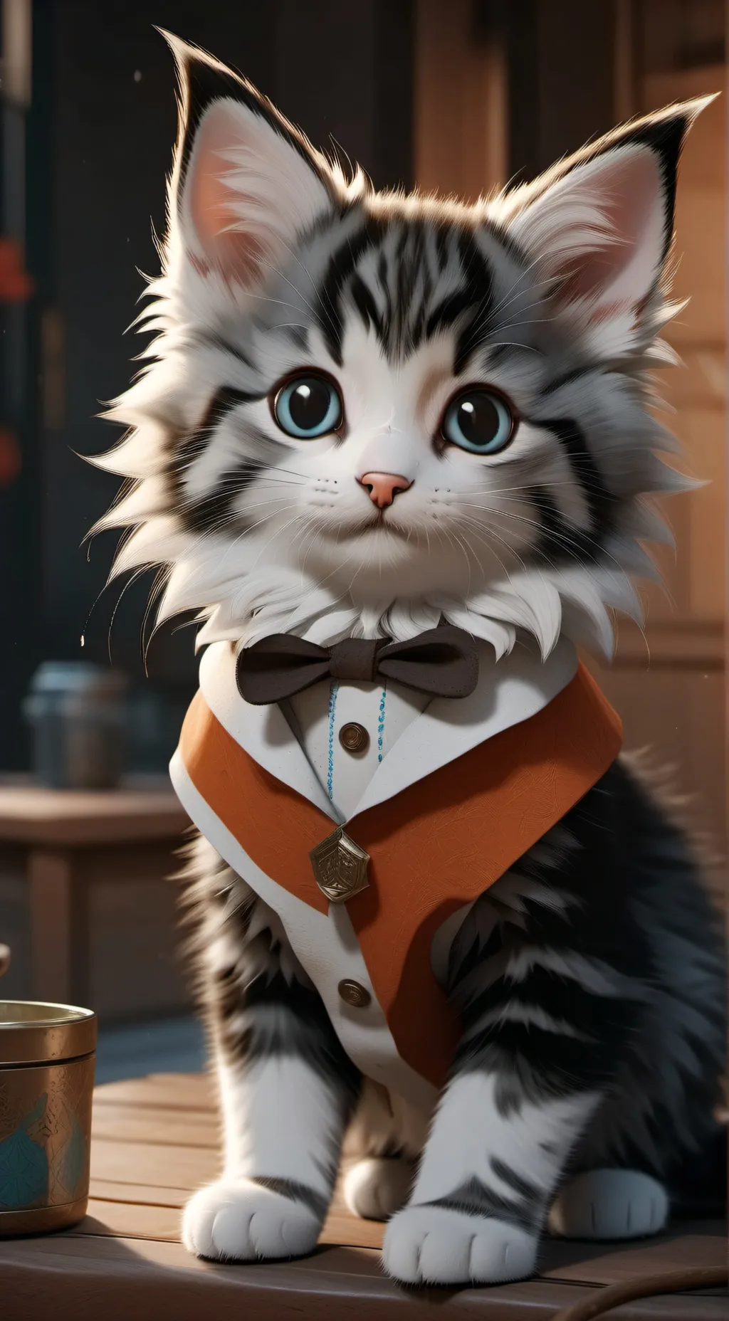 ai character: cat background