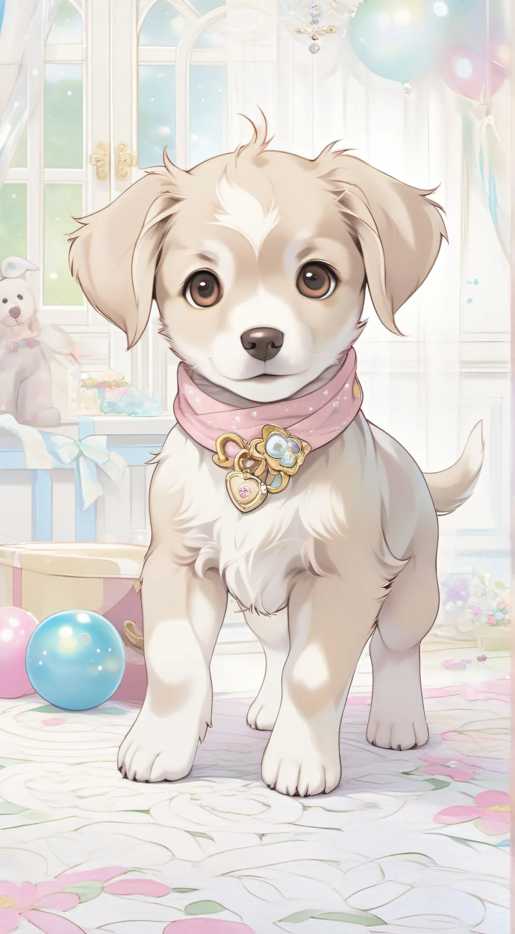 ai character: Biscuit background