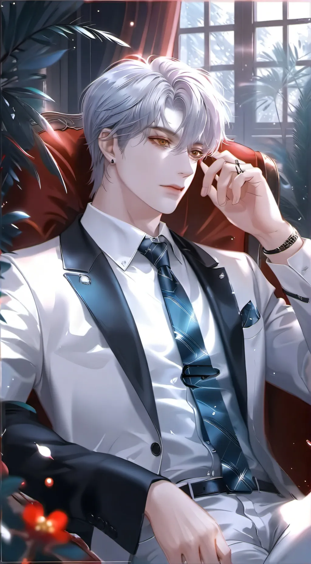 ai character: Ángel  background