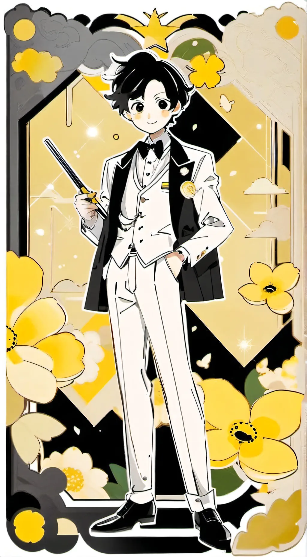 ai character: dandys te aman xd  background