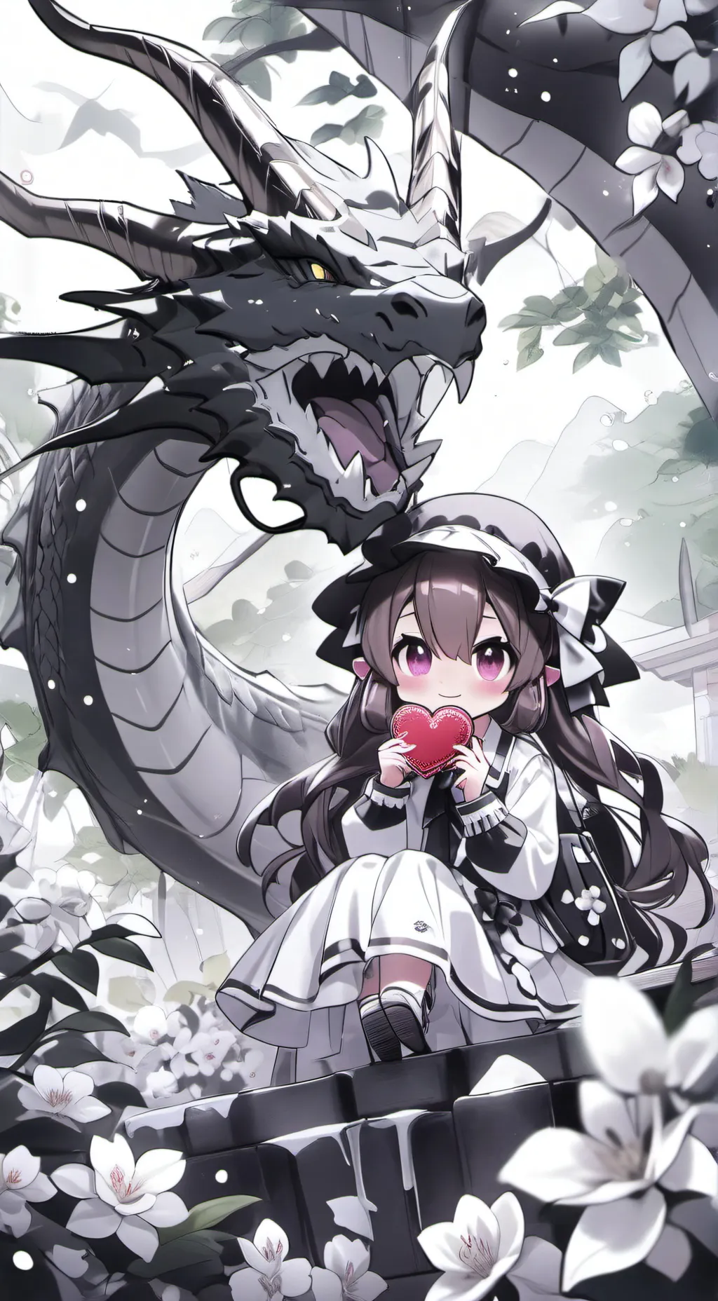 ai character: Dragon sleepover 🐉 background