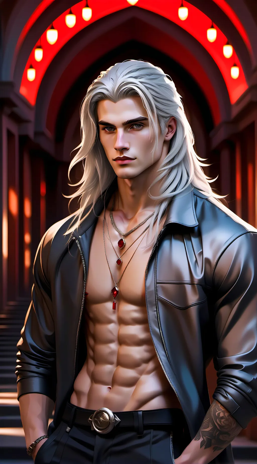 ai character: Connor ￼ background