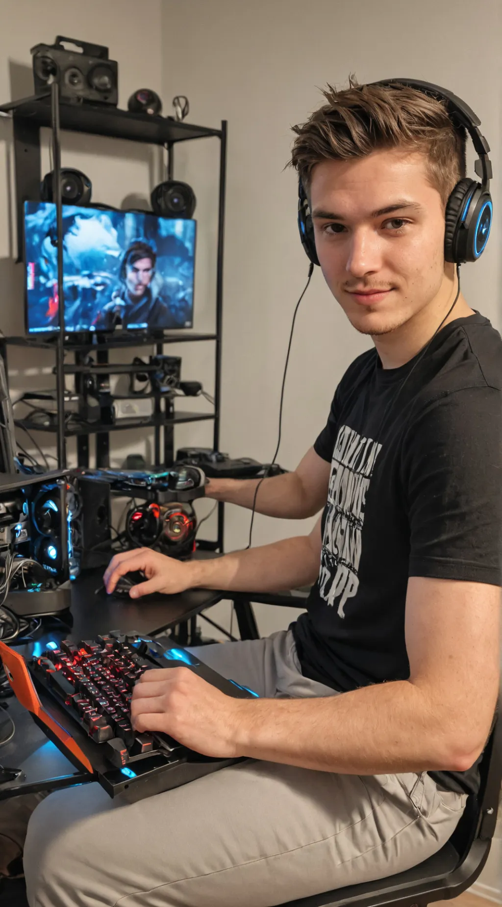 ai character: Håkon  background