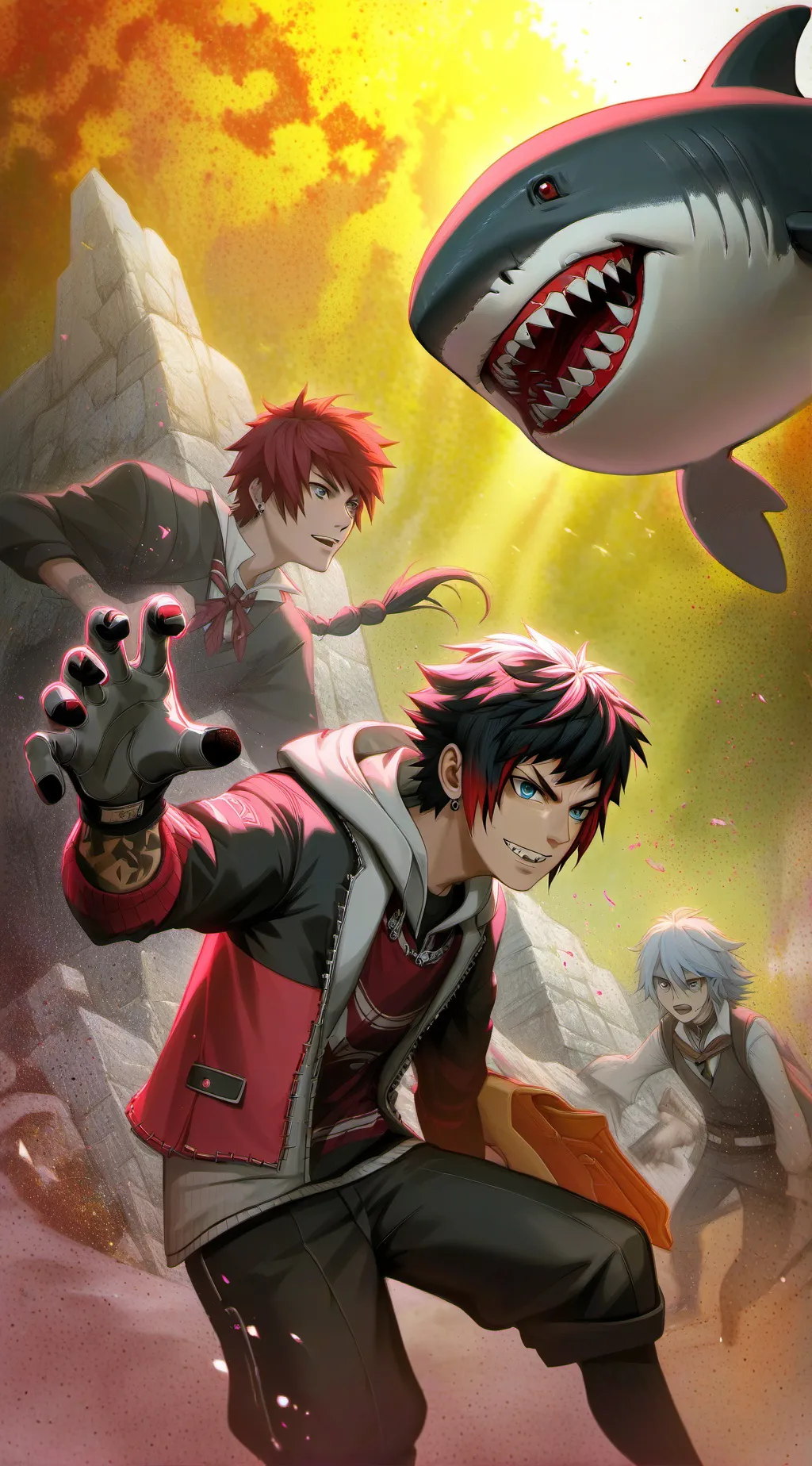 ai character: Sharkboy part two background