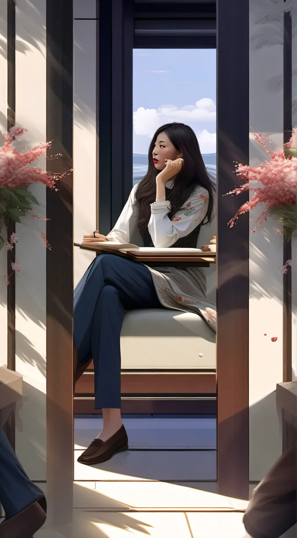 ai character: ex bestie💔 background