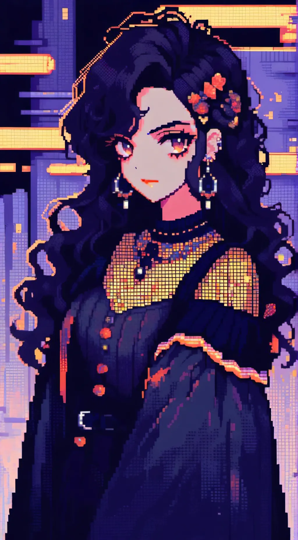 ai character: mha hallowen  background