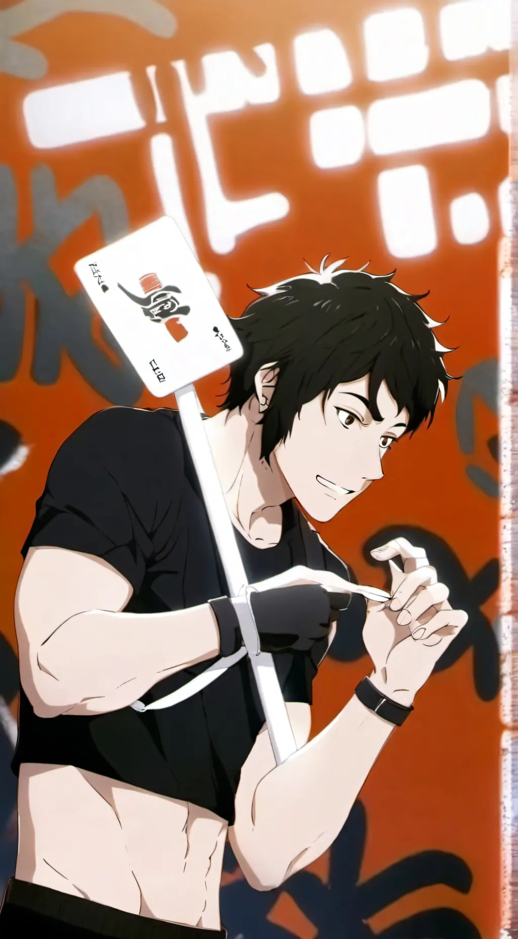 ai character: IM BACK!!!!! background